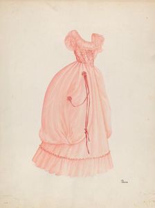 Dress, c. 1940. Creator: Josephine C. Romano