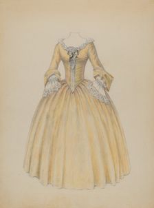 Dress, c. 1940. Creator: Jessie M. Benge