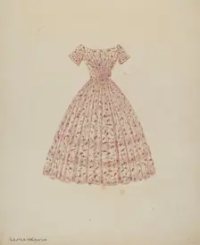 Dress, c. 1940. Creator: Lester Kausch