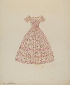 Dress, c. 1940. Creator: Lester Kausch