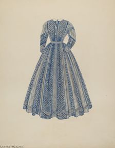 Dress, c. 1940. Creator: Lester Kausch