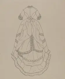 Dress, c. 1940. Creator: Nancy Crimi