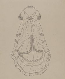 Dress, c. 1940. Creator: Nancy Crimi