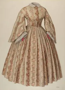 Dress, c. 1940. Creator: Paul Ward