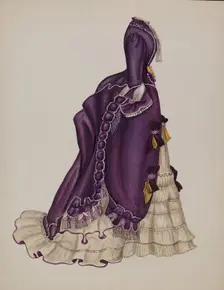 Dress, c. 1941. Creator: Mina Lowry
