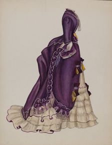 Dress, c. 1941. Creator: Mina Lowry