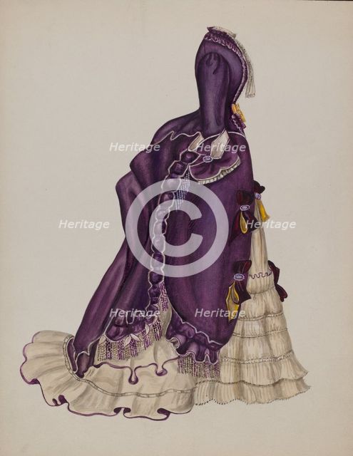 Dress, c. 1941. Creator: Mina Lowry.