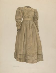 Dress, c. 1942. Creator: Nancy Crimi