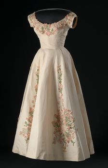 Dress designed by Ann Lowe, 1958. Creator: Ann Lowe