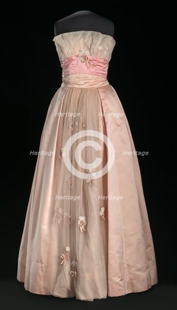 Dress designed by Ann Lowe, 1959. Creator: Ann Lowe.