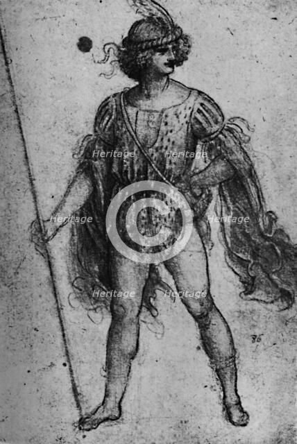 'Dress for Tournament', 1928. Artist: Leonardo da Vinci.