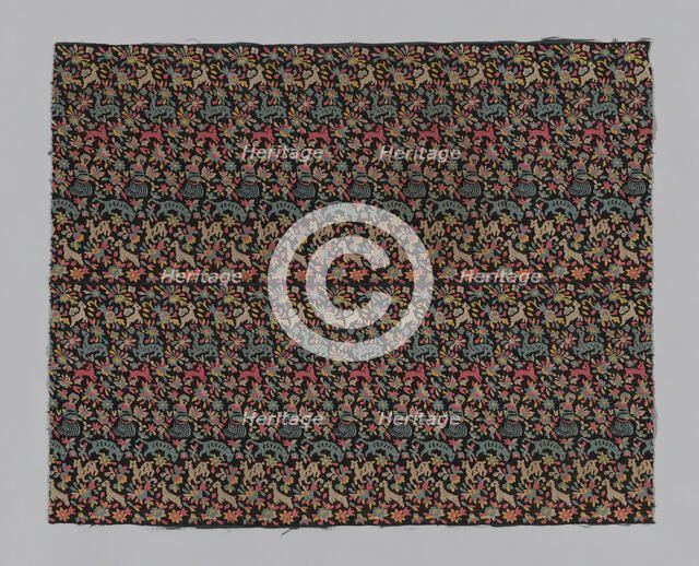 Dress Fabric, Iran, 19th century. Creator: Unknown.