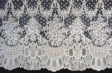 Dress Flounce, Belgium, 1860s (1862 or 1867). Creator: Unknown