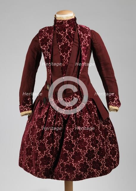 Dress, French, 1886. Creator: Unknown.