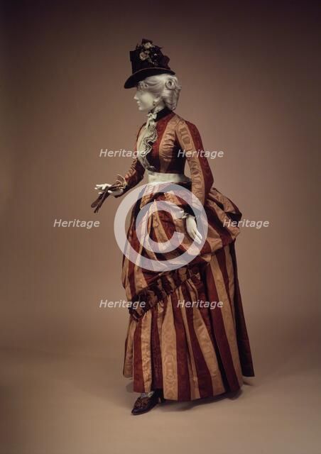 Dress, French, 1888. Creators: House of Worth, Charles Frederick Worth.