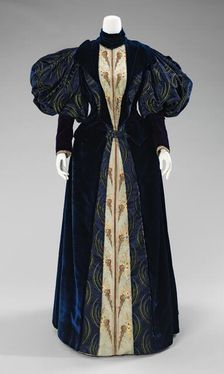 Dress, French, 1895. Creator: Laboudt & Robina