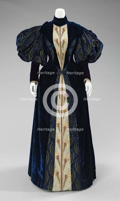 Dress, French, 1895. Creator: Laboudt & Robina.