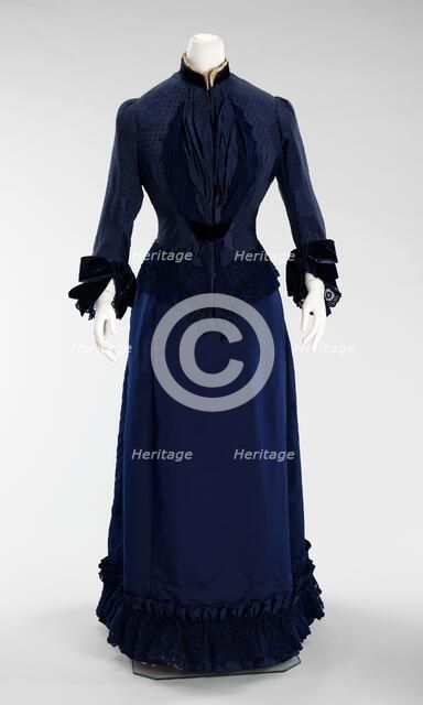 Dress, French, ca. 1885. Creator: Emile Pingat.