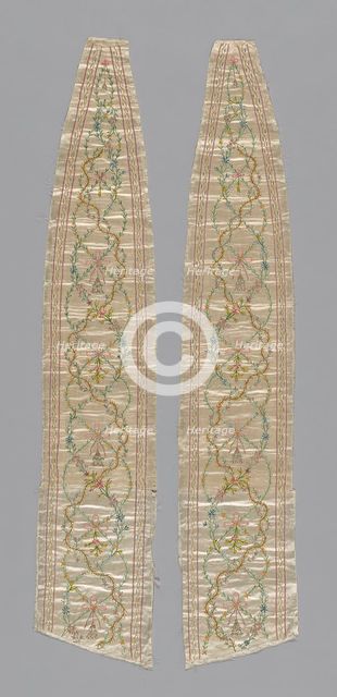 Dress Insert, France, 1780. Creator: Unknown.