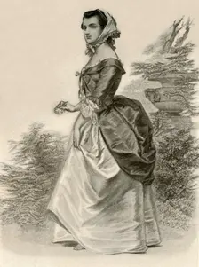 Dress of a young Virginia lady c1775, (1937). Creator: Unknown