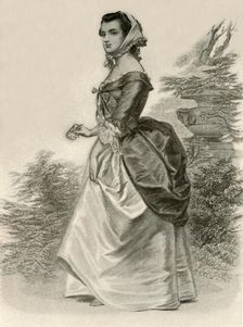 Dress of a young Virginia lady c1775, (1937). Creator: Unknown