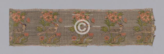 Dress or Furnishing Fabric, Iran, late 17th century. Creator: Unknown.