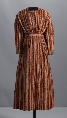 Dress made by an unidentified enslaved woman, 1845-1865. Creator: Unknown