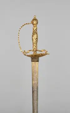 Dress Sword, Spain, 1743. Creator: Unknown