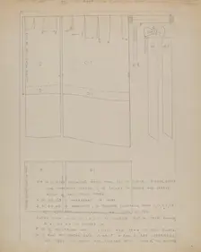 Dress Pattern, c. 1936. Creator: Emery Herrett