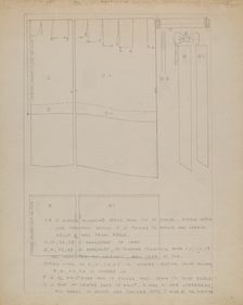 Dress Pattern, c. 1936. Creator: Emery Herrett