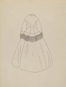 Dress Pattern, c. 1938. Creator: Irene Lawson