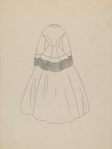 Dress Pattern, c. 1938. Creator: Irene Lawson
