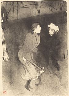 Dress Rehearsal at the Folies-Bergere (Répétition générale aux Folies-Bergère), 1893. Creator: Henri de Toulouse-Lautrec