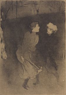 Dress Rehearsal at the Folies-Bergere (Répétition générale aux Folies-Bergère), 1893. Creator: Henri de Toulouse-Lautrec