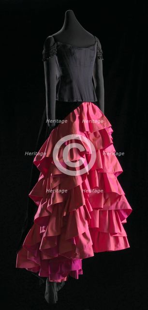 Dress worn by Denyce Graves in Washington National Opera's production of Carmen, 1993-1994. Creator: Unknown.