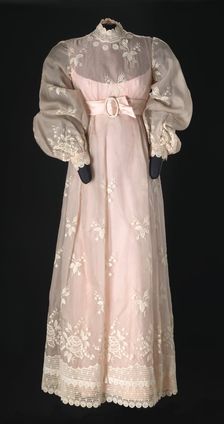 Dress worn by Diahann Carroll on the television show Julia, 1968-1971. Creator: William Travilla