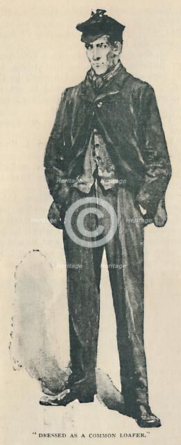 'Dressed As A Common Loafer', 1892. Artist: Sidney E Paget.
