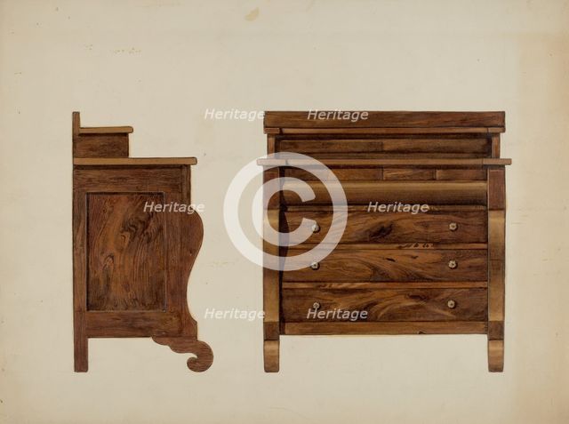 Dresser, 1937. Creator: Dana Bartlett.