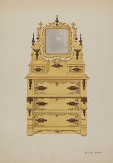 Dresser, c. 1937. Creator: Gordena Jackson