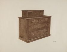 Dresser, c. 1940. Creator: Pearl Davis