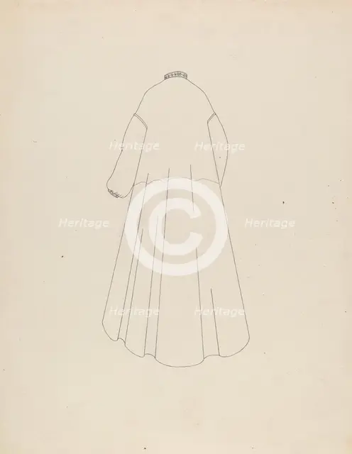 Dressing Gown, 1935/1942. Creator: Esther Hansen.