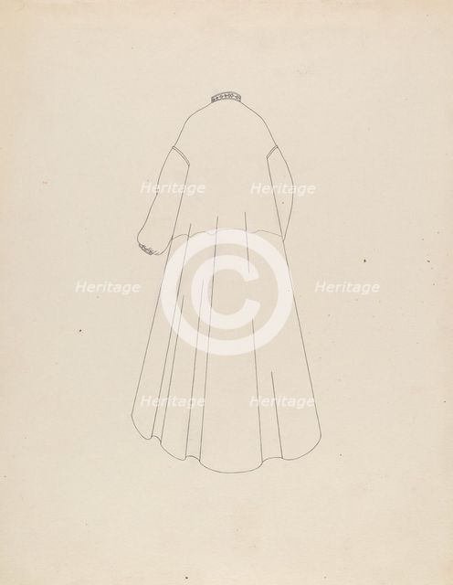 Dressing Gown, 1935/1942. Creator: Esther Hansen.