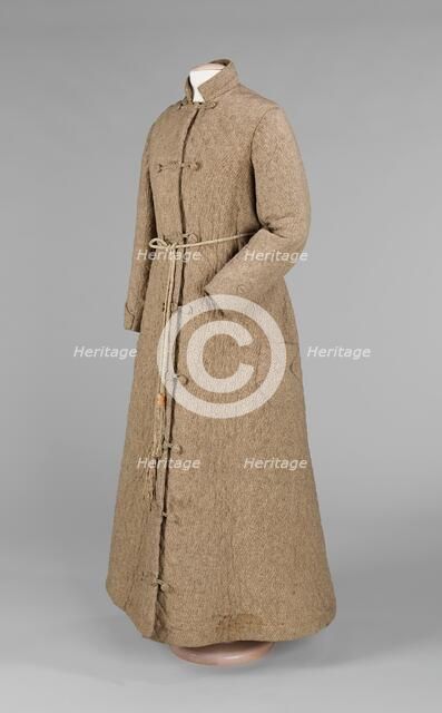Dressing gown, American, 1850-59. Creator: Unknown.