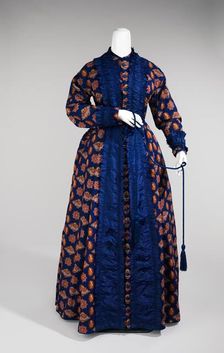 Dressing gown, American, 1865-75. Creator: Unknown