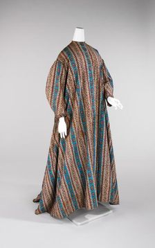 Dressing gown, American, 1865-70. Creator: Unknown