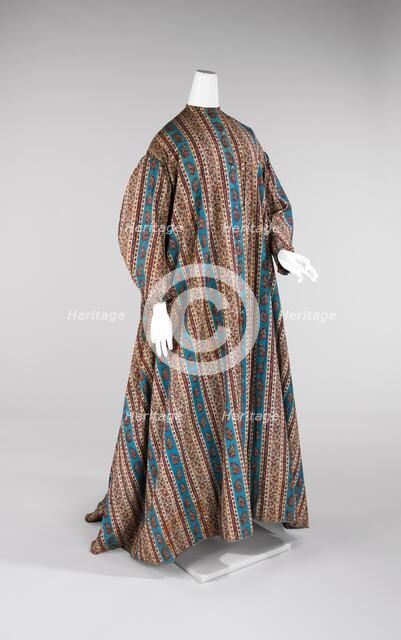 Dressing gown, American, 1865-70. Creator: Unknown.