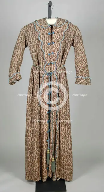 Dressing Gown, American, 1875-85. Creator: Unknown.