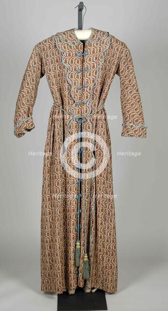 Dressing Gown, American, 1875-85. Creator: Unknown.