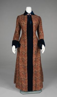 Dressing gown, American, 1880-85. Creator: Unknown