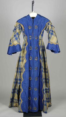 Dressing Gown, American, ca. 1855. Creator: Unknown